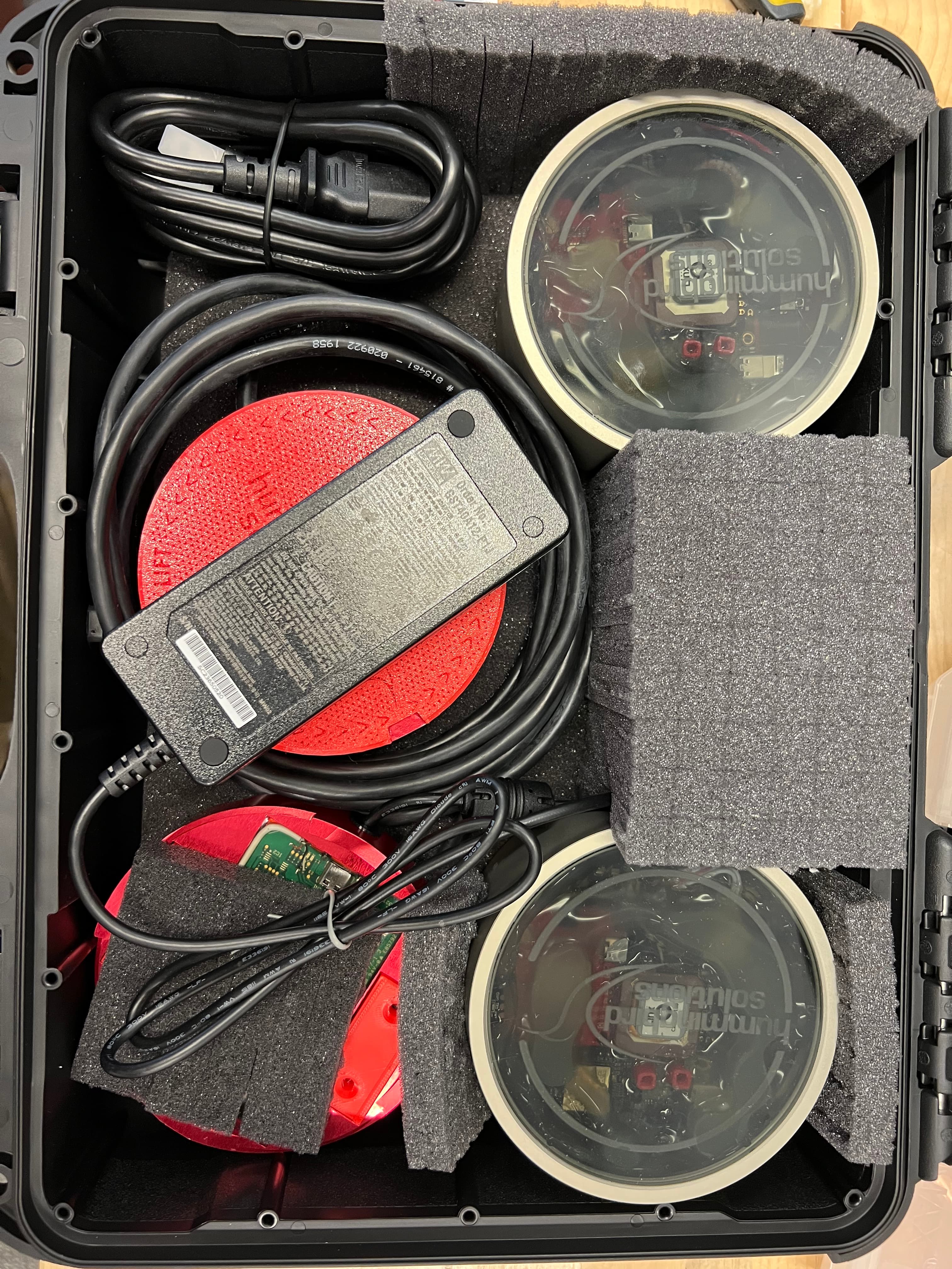 Industrial electronics enclosure and wiring