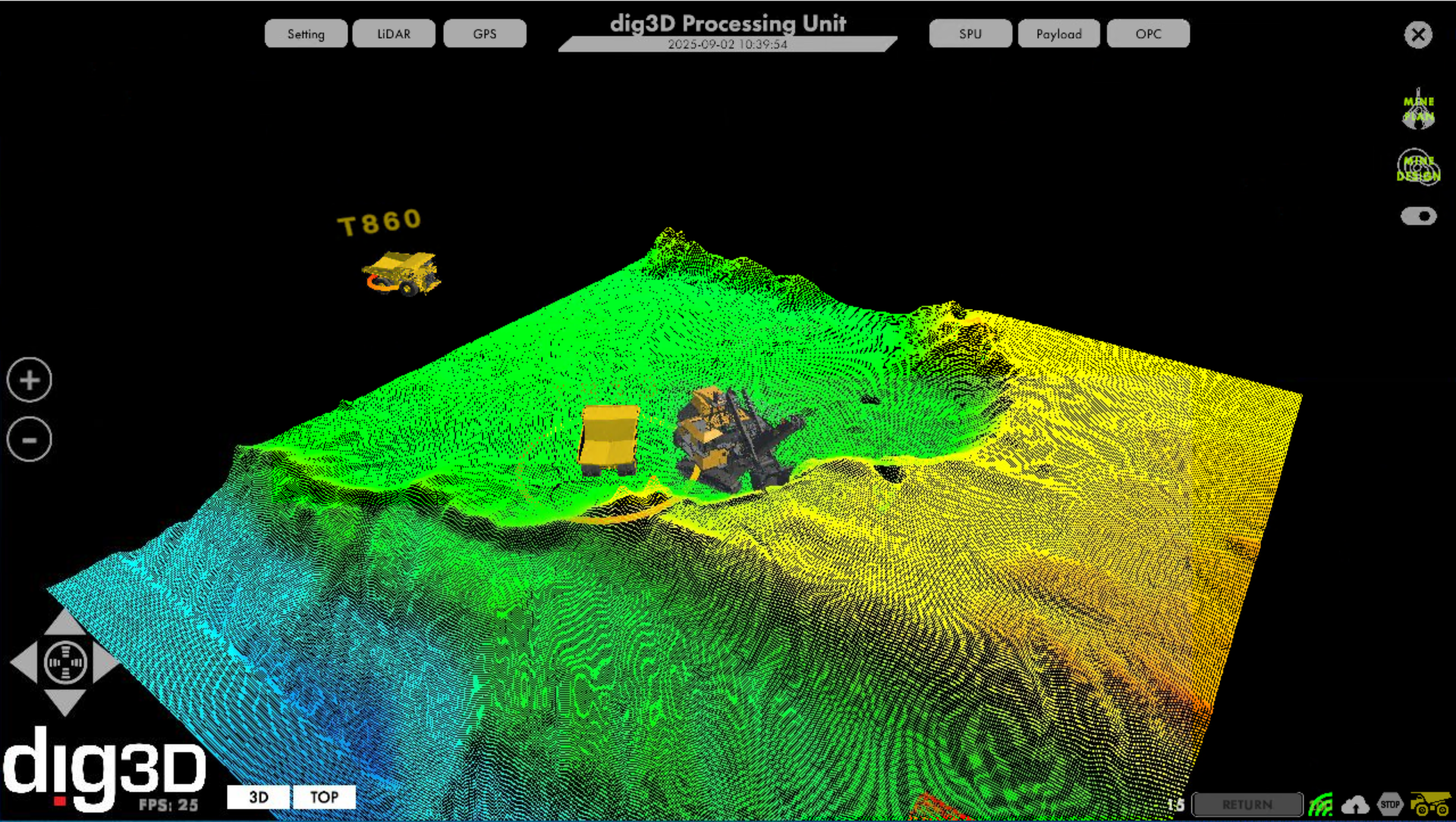 LiDAR terrain intelligence operations view